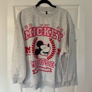 EUC Mickey Mouse crewneck sweatshirt